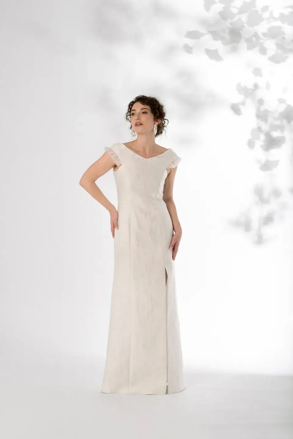 Civil wedding dress handmade in Italy